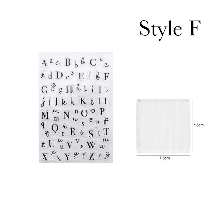 PROMAXCake Alphabet Fondant Stamp Set