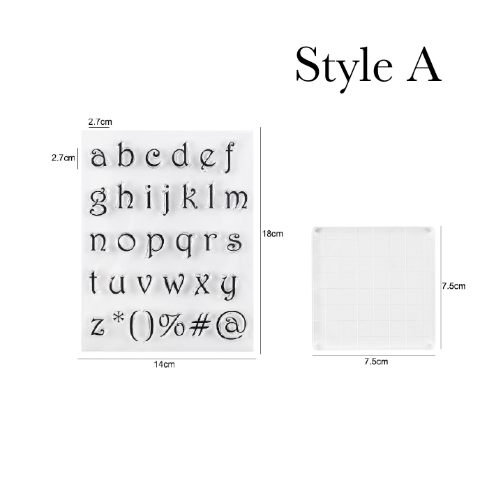 PROMAXCake Alphabet Fondant Stamp Set